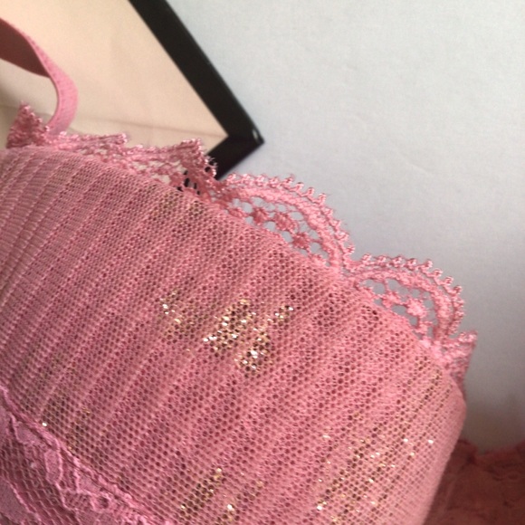 VICTORIAS SECRET DREAM ANGELS LINED DEMI BRA SIZE 34 D - Picture 11 of 16